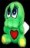 Peluche Cthulhu Chibithulhu Verde - peque�o